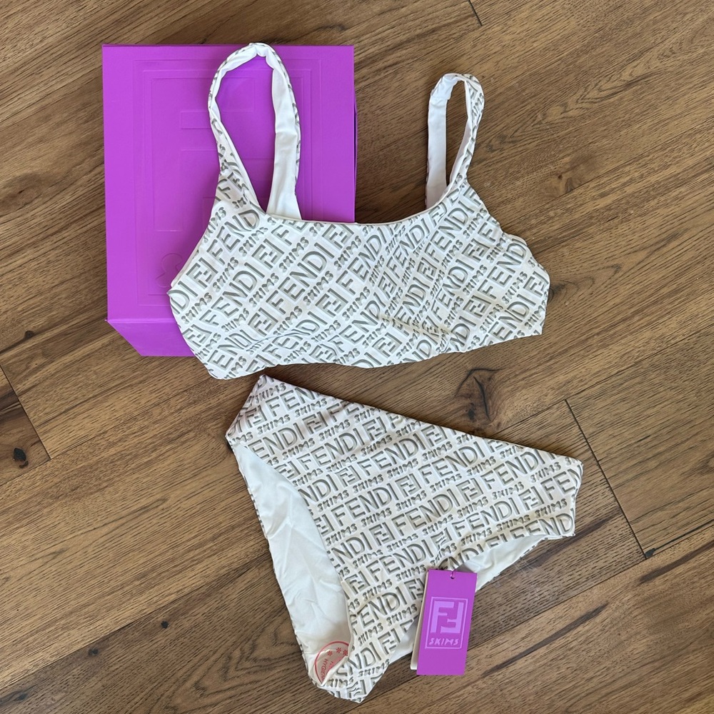 Fendi x Skims NWT Reversible Bathing Suit
